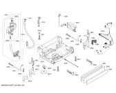 Схема №1 SMU69M05AU с изображением Передняя панель для посудомойки Bosch 00702439