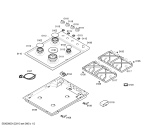 Схема №1 ER11153IL с изображением Столешница для плиты (духовки) Siemens 00608682