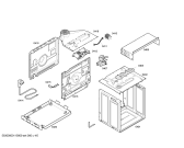 Схема №2 HBN56W350E Horno bosch indep.multif.3d inox e2 с изображением Передняя часть корпуса для духового шкафа Bosch 00448523