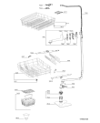 Схема №1 ADP 688 WH с изображением Специзоляция для посудомойки Whirlpool 481246648115