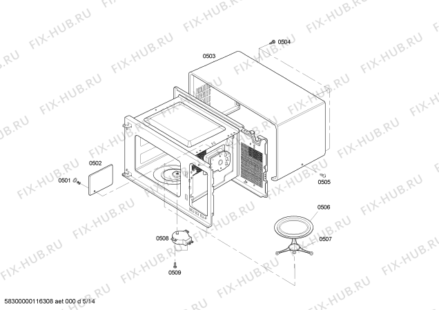 Схема №3 SEMW302BB с изображением Кабель для плиты (духовки) Bosch 00499894