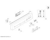 Схема №1 SN25E201FF с изображением Панель управления для посудомойки Siemens 00705869