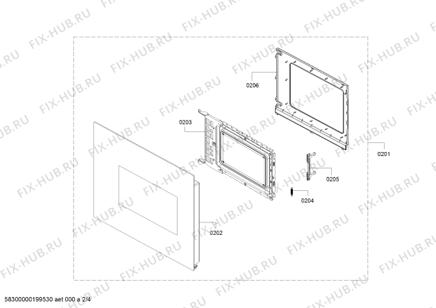 Схема №1 5P49K1250 с изображением Дверь для свч печи Bosch 11026572