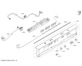 Схема №1 SHX5AL06UC с изображением Панель управления для посудомоечной машины Bosch 00685163