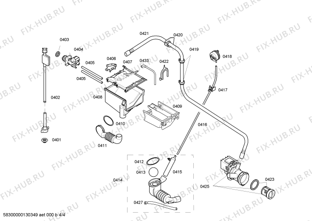 Схема №1 WAE16422IT с изображением Панель управления для стиралки Bosch 00669650