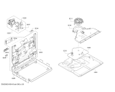 Схема №1 HBG30B520C с изображением Панель управления для электропечи Bosch 00669094
