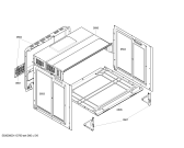 Схема №1 HEN330850 с изображением Панель управления для плиты (духовки) Bosch 00449254