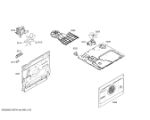 Схема №1 VVH32C3320 с изображением Панель управления для плиты (духовки) Bosch 00672728