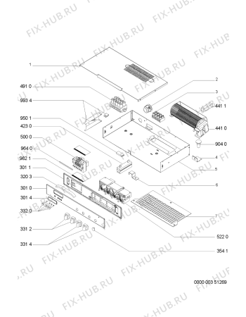 Схема №1 SLE 3460/1 SW с изображением Уплотнение для электропечи Whirlpool 481946818368