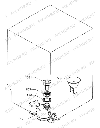 Взрыв-схема посудомоечной машины Zanussi ID6245S - Схема узла Water softener 066