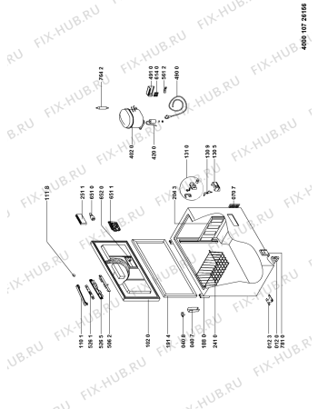 Схема №1 LC39 с изображением Дверца для холодильной камеры Whirlpool 481010700256