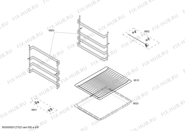 Схема №1 HEN634053 с изображением Панель управления для плиты (духовки) Bosch 00660860