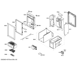 Схема №1 RF463201 с изображением Льдогенератор для холодильника Bosch 00684895