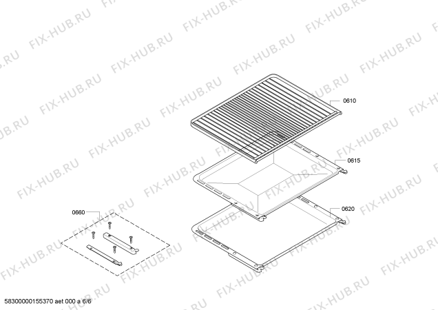 Схема №1 HEB78D721 с изображением Модуль управления, запрограммированный для плиты (духовки) Bosch 00707975