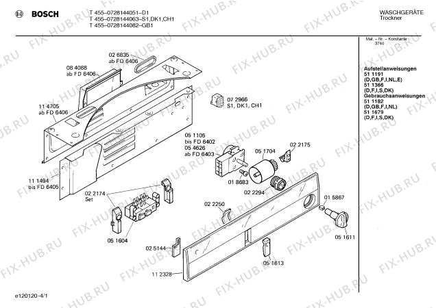 Схема №1 0728144075 T465A с изображением Крышка кнопки для электросушки Bosch 00051613