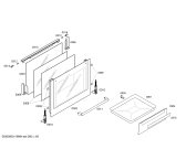 Схема №1 HSV74D020F с изображением Фронтальное стекло для плиты (духовки) Bosch 00244081