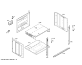 Схема №1 CF26870 с изображением Панель управления для плиты (духовки) Bosch 00449881