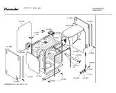 Схема №1 DW44FI с изображением Шаблон для посудомоечной машины Bosch 00590040