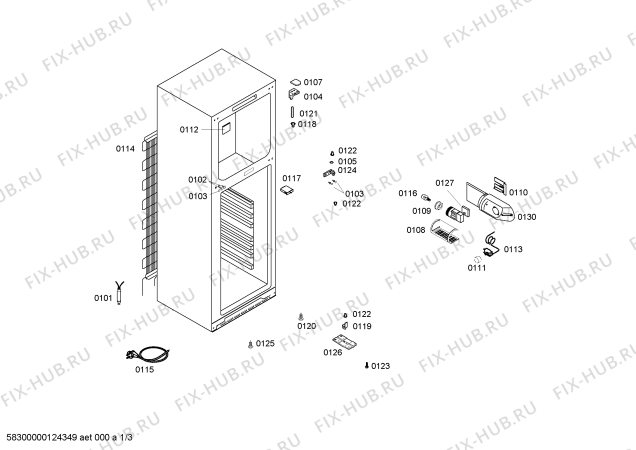 Схема №1 KSV29610ME с изображением Конденсатор для холодильника Bosch 00243653