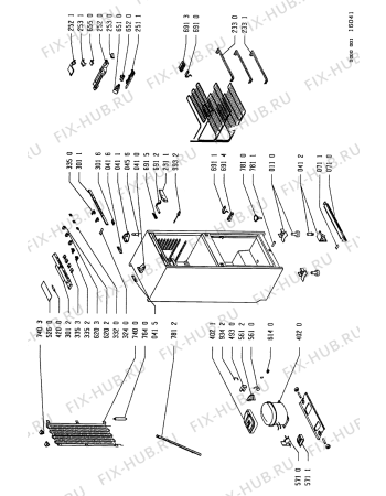 Схема №1 KGC 2833 WS с изображением Кнопка для холодильной камеры Whirlpool 481941248947