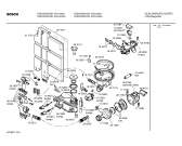 Схема №1 SGU84A02 Exclusiv с изображением Инструкция по установке/монтажу для посудомоечной машины Bosch 00585439