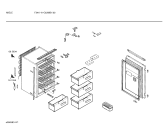Схема №1 GILMIB1 F241I-6 с изображением Емкость для заморозки для холодильника Bosch 00288891