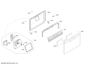 Схема №1 SKSCYE12SK с изображением Внешняя дверь для посудомоечной машины Bosch 00687616