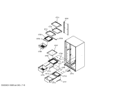 Схема №1 RS495300 с изображением Декоративная планка для холодильной камеры Bosch 00246806