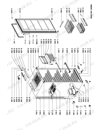 Схема №1 CVT 2330 с изображением Дверца для холодильной камеры Whirlpool 481944269098