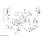 Схема №1 SN55E208EU TP3 с изображением Нижняя часть корпуса для электропосудомоечной машины Bosch 00771847