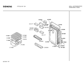 Схема №1 KF15L02 с изображением Дверь морозильной камеры для холодильной камеры Siemens 00286950
