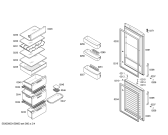 Схема №1 3KFI7860 с изображением Дверь для холодильной камеры Bosch 00711027