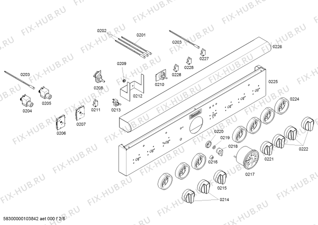 Схема №1 PG484GGBS с изображением Дюза для плиты (духовки) Bosch 00424419