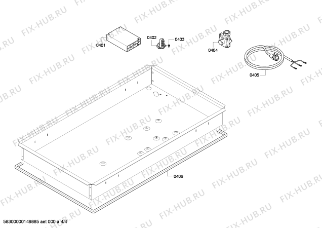 Схема №1 NGM8054UC с изображением Кронштейн для плиты (духовки) Bosch 00619846