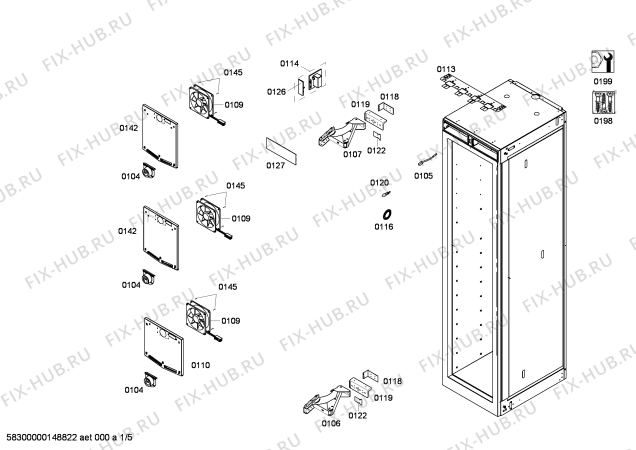 Схема №1 CIW24MIIL1 KWT 1611 VI с изображением Крепеж для холодильника Bosch 00246382