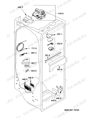 Схема №1 SRA20X1 с изображением Ящичек для холодильника Whirlpool 481244079068