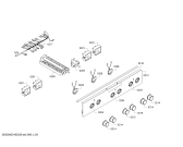 Схема №1 HA622211U с изображением Ручка переключателя для плиты (духовки) Siemens 00629141