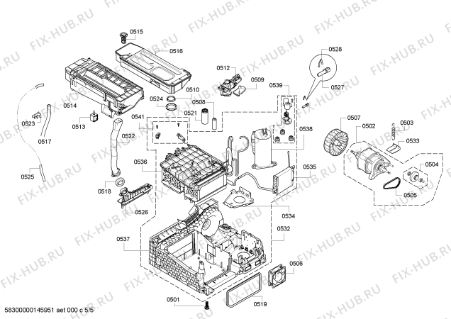 Схема №2 WTW865C0NL с изображением Панель управления для электросушки Bosch 00671930