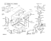 Схема №1 0730101604 G600 с изображением Крышка для посудомоечной машины Bosch 00050545