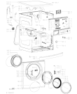 Схема №1 WAK 74 с изображением Обшивка для стиральной машины Whirlpool 481010695768