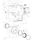 Схема №1 MFW 1208 DWT с изображением Рукоятка для стиральной машины Whirlpool 481010609039