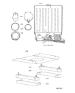 Схема №1 GS 4961 BL с изображением Панель для посудомойки Whirlpool 481245210703