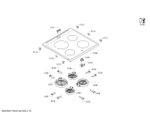 Схема №1 PHCB554240 с изображением Панель управления для духового шкафа Bosch 00700883