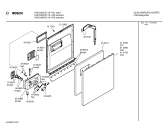 Схема №1 SHU3322UC DLX с изображением Передняя панель для посудомоечной машины Bosch 00358172