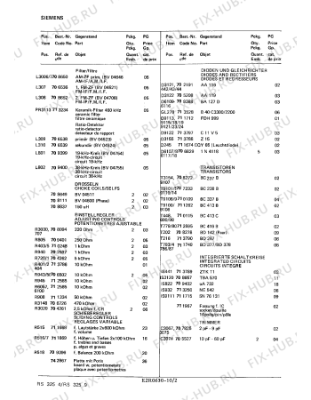 Взрыв-схема телевизора Siemens RS3254 - Схема узла 03