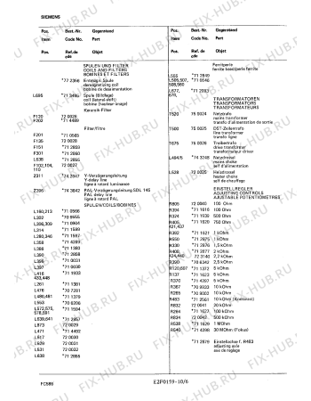 Схема №1 FS7882 с изображением Диод для телевизора Siemens 00712847