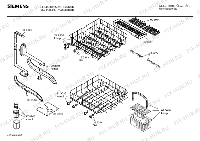 Схема №1 SE34E530EU с изображением Вкладыш в панель для посудомойки Siemens 00434352