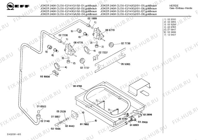Схема №1 E2132G2GB 2071.04-10 с изображением Планка для плиты (духовки) Bosch 00281816