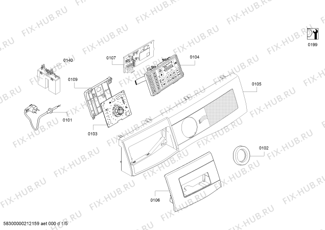 Схема №1 WAU28766HW с изображением Набор роликов для стиралки Bosch 00777341