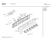 Схема №1 HSV458KEU Bosch с изображением Панель управления для плиты (духовки) Bosch 00446879